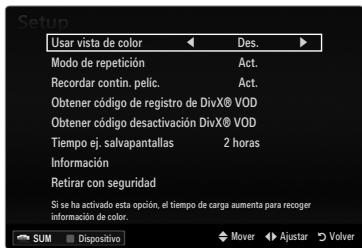 SAMSUNG LE46B750U1W - Continuación de la reproducción de una película (reanudar reproducción) - 2