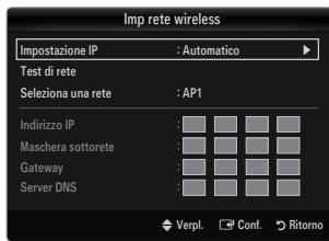 SAMSUNG LE46B750U1W - Imp rete wireless-Automatico - 1