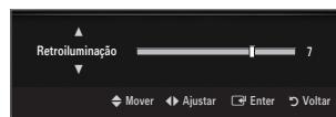 SAMSUNG LE46B750U1W - Retroiluminação / Contraste / Brilho / Nitidez / Cor / Matiz (Vd/Vm) - 1