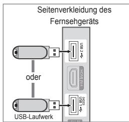 SAMSUNG LE46B750U1W - Anschlieben eines USB-Geräts - 1