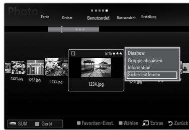 SAMSUNG LE46B750U1W - Sicheres Entfernen von USB-Geräten - 4