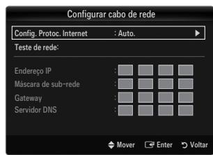 SAMSUNG LE46B750U1W - Configurar cabo de rede - 1