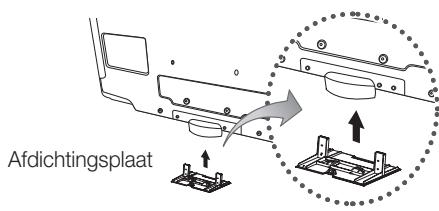 SAMSUNG LE46C650 - De afdichtingsplaat monteren - 1