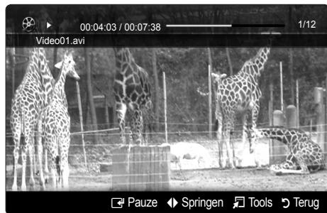 SAMSUNG LE46C650 - Videobestanden afspelen - 1