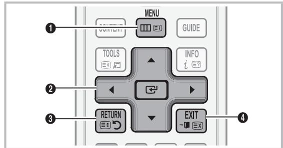 SAMSUNG LE46C650 - Navigation dans les menus - 1
