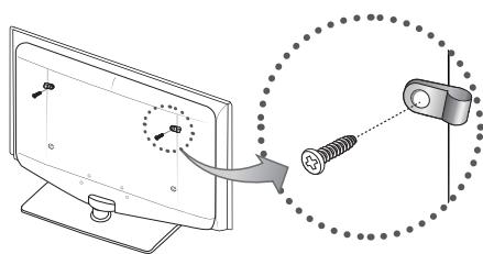 SAMSUNG LE46C650 - To avoid the TV from falling - 7