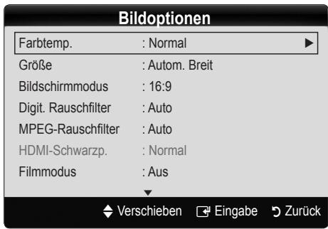 SAMSUNG LE46C650 - Bildoptionen - 2