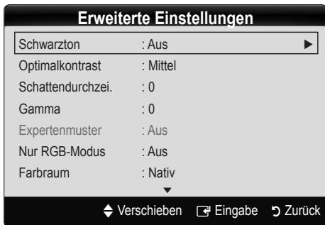 SAMSUNG LE46C650 - Erweiterte Einstellungen - 1