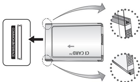 SAMSUNG LE46C650 - De COMMON INTERFACE-aansluiting - 1