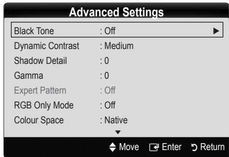SAMSUNG LE46C650 - Advanced Settings - 2