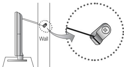 SAMSUNG LE46C650 - To avoid the TV from falling - 8