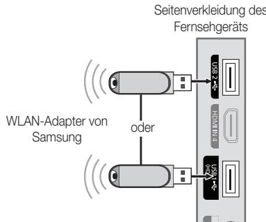 SAMSUNG LE46C650 - Anschlieben des WLAN - 3