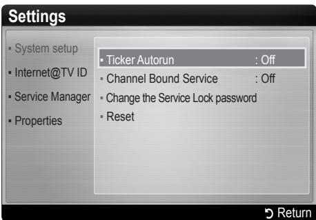 SAMSUNG LE46C650 - Configuration d'Internet@TV - 1