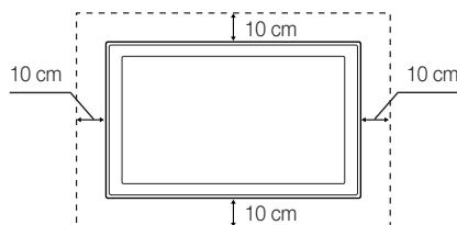 SAMSUNG LE46C650 - Absichern des Aufstellbereichs - 4