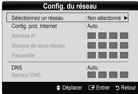 SAMSUNG LE46C650 - Configuration à l'aide de la méthode PBC (WPS) - 1