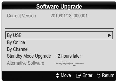 SAMSUNG LE46C650 - Software Upgrade - 2