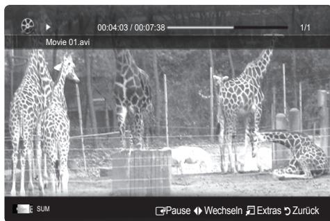 SAMSUNG LE46C650 - Wiedergeben von Videos - 2