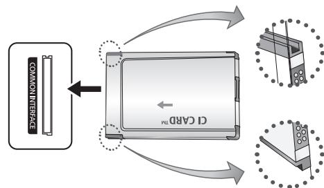 SAMSUNG LE46C650 - Emplacement Common Interface pour les connexions - 1