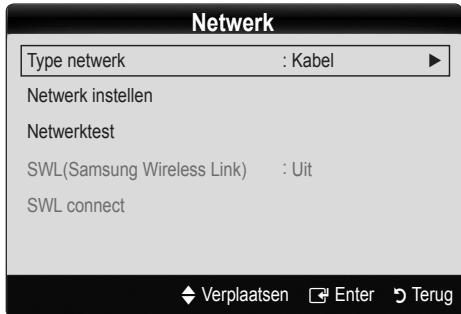 SAMSUNG LE46C650 - Netwerk instellen (Auto) - 1
