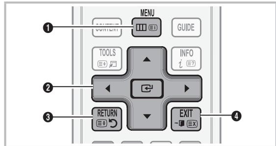 SAMSUNG LE46C650 - De menu's gebruiken - 1