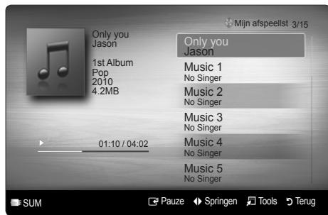 SAMSUNG LE46C650 - Mijn afspeelijst afspelen - 1