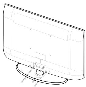 SAMSUNG LN26B360 - Disconnecting the Stand - 1
