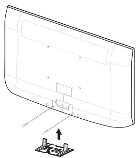 SAMSUNG LN26B360 - Disconnecting the Stand - 3