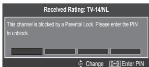 SAMSUNG LN26B360 - How to Reset the TV after the V-Chip Blocks a Channel (Emergency Escape) - 1
