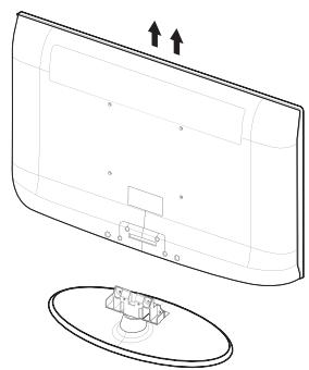SAMSUNG LN26B360 - Disconnecting the Stand - 2