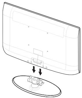 SAMSUNG LN26B360 - Installation du support - 1