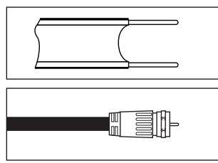 SAMSUNG LN26B360 - Connexion d'antennes VHF et UHF - 1