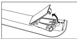 SAMSUNG LN26B360 - Installing Batteries in the Remote Control - 1