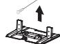 SAMSUNG LN26B360 - Retrait du support - 5