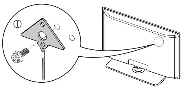 SAMSUNG LN26C350D1D - To prevent the TV from falling - 2