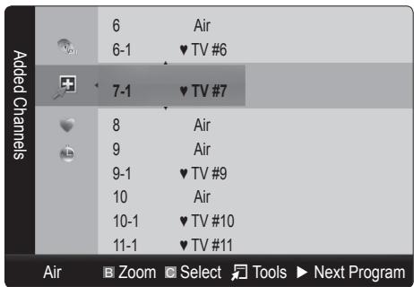 SAMSUNG LN26C350D1D - Channel List - 3