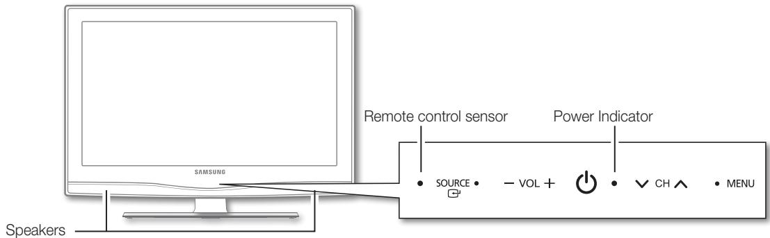SAMSUNG LN26C350D1D - Viewing the Control Panel - 2