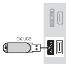 SAMSUNG LN32C450 - À l'aide d'une clé USB: - 1