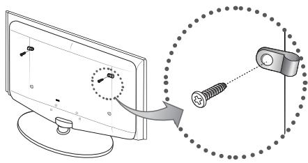 SAMSUNG LN32C450 - Pour empêcher le téléviseur de tomber - 7