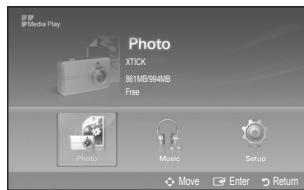 SAMSUNG LN40B540 - Using the PHOTO (JPEG) List - 1