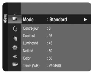 SAMSUNG LN40B540 - Présentation des menus - 1