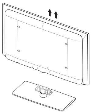 SAMSUNG LN40B540 - Disconnecting the Stand - 2