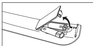 SAMSUNG LN40B540 - Installing Batteries in the Remote Control - 1