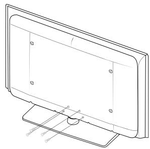 SAMSUNG LN40B540 - Retrait du support - 1