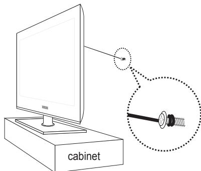 SAMSUNG LN40B540 - To prevent the TV from falling: - 3
