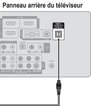 SAMSUNG LN40B540 - Connexion d'une chaîne audio numérique - 1