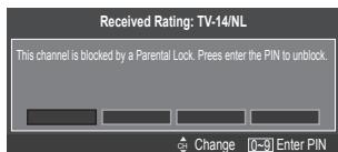 SAMSUNG LN40B540 - How to Reset the TV after the V-Chip Blocks a Channel (Emergency Escape) - 1