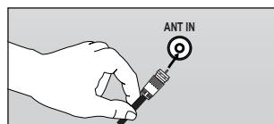 SAMSUNG LN40B610 - Antennes avec câble rond de 75 Ω - 1