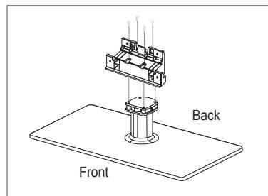 SAMSUNG LN40B610 - Installing the Stand - 1