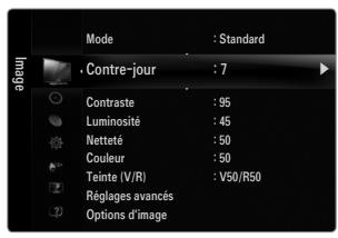 SAMSUNG LN40B610 - Utiliser l'affichage à l'écran OSD (on screen display) - 4