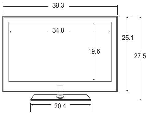 SAMSUNG LN40B610 - Pour empêcher le téléviseur de tomber : - 5